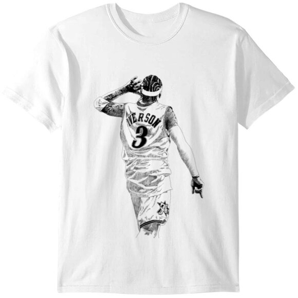 Allen Iverson The Answer Retro Basketball Fan Collector Classic Game Day Graphic - Picture 1 of 5